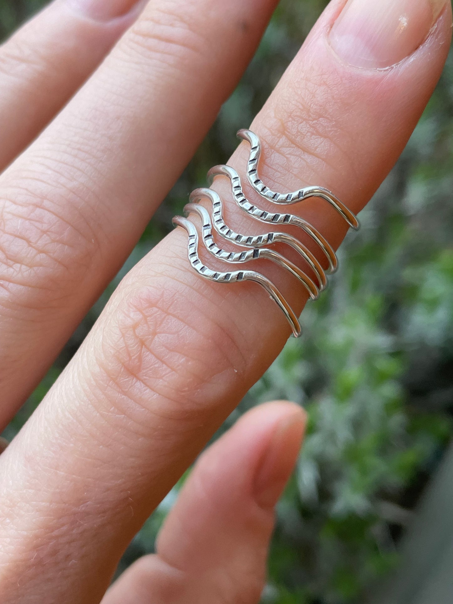 Wave stacking ring