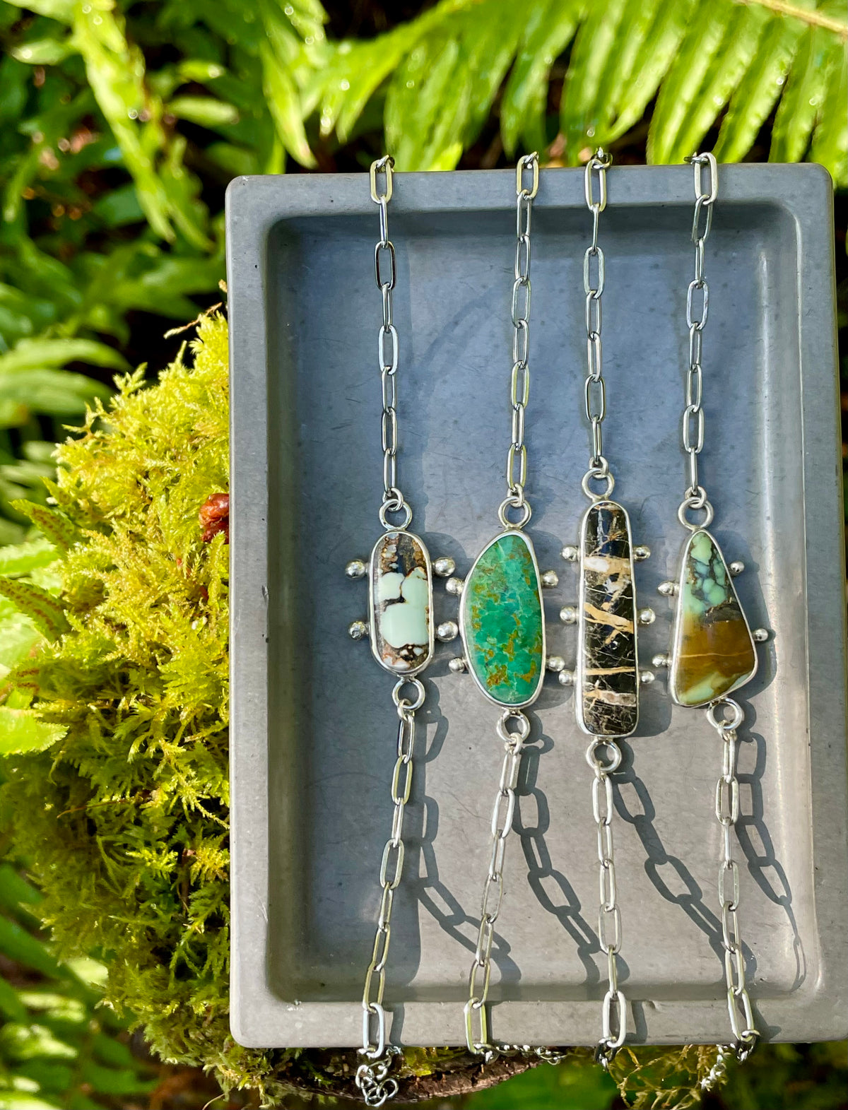Variscite Chain Bracelet