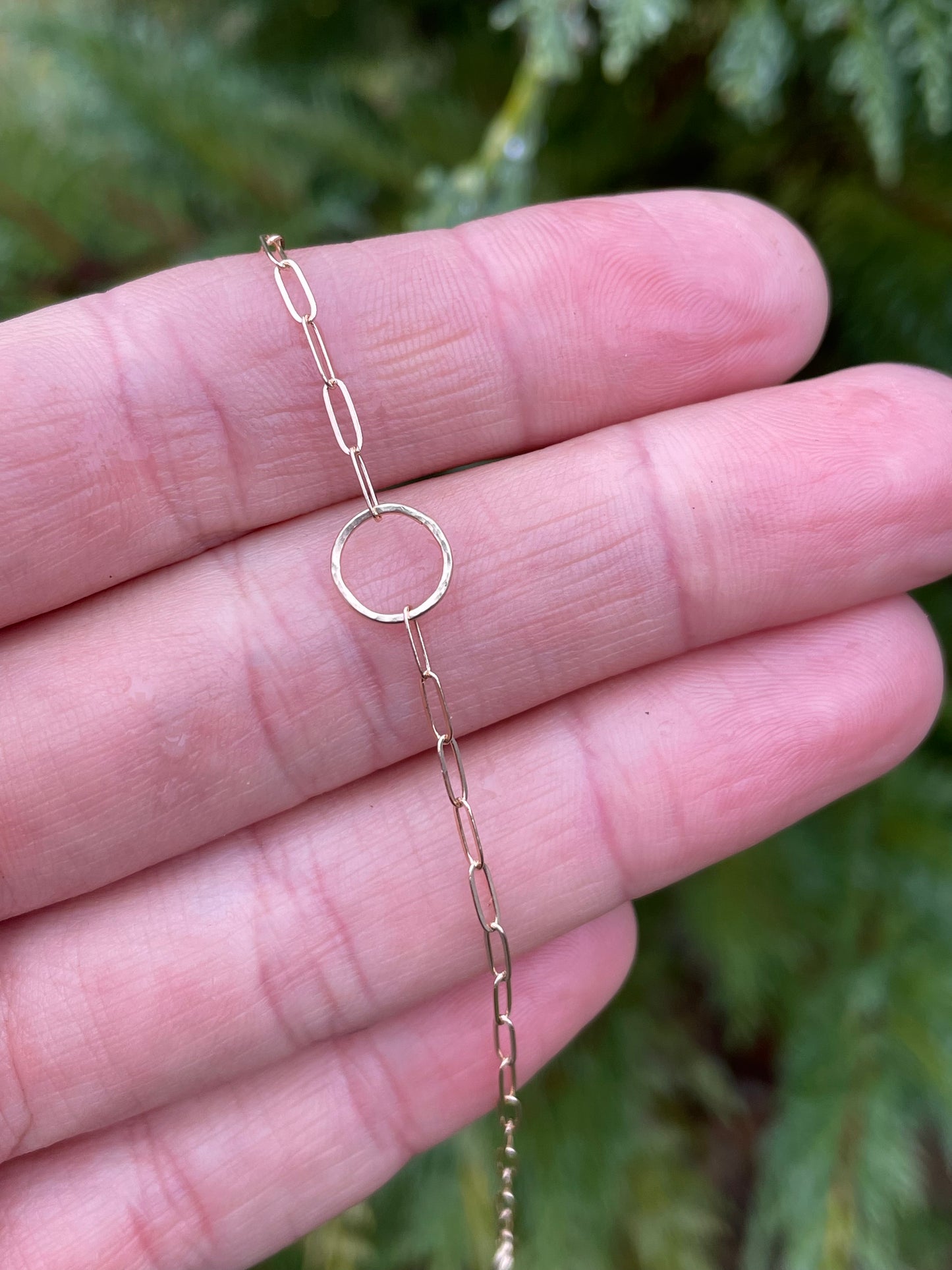 Gold Paperclip Chain Bracelet