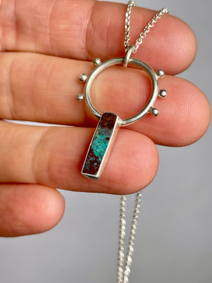 Inlay Sterling Necklace