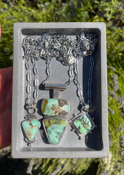 Variscite Pendulum Necklace