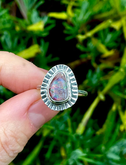 Mexican Fire Opal size 8