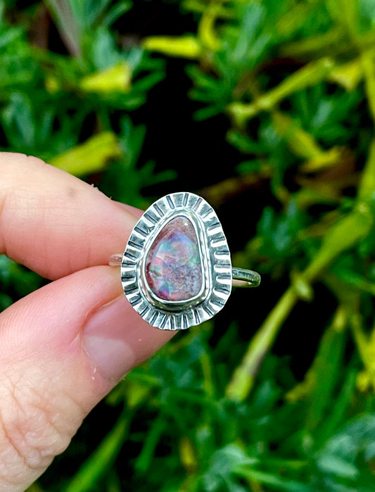 Mexican Fire Opal size 8