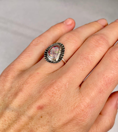 Mexican Fire Opal size 8