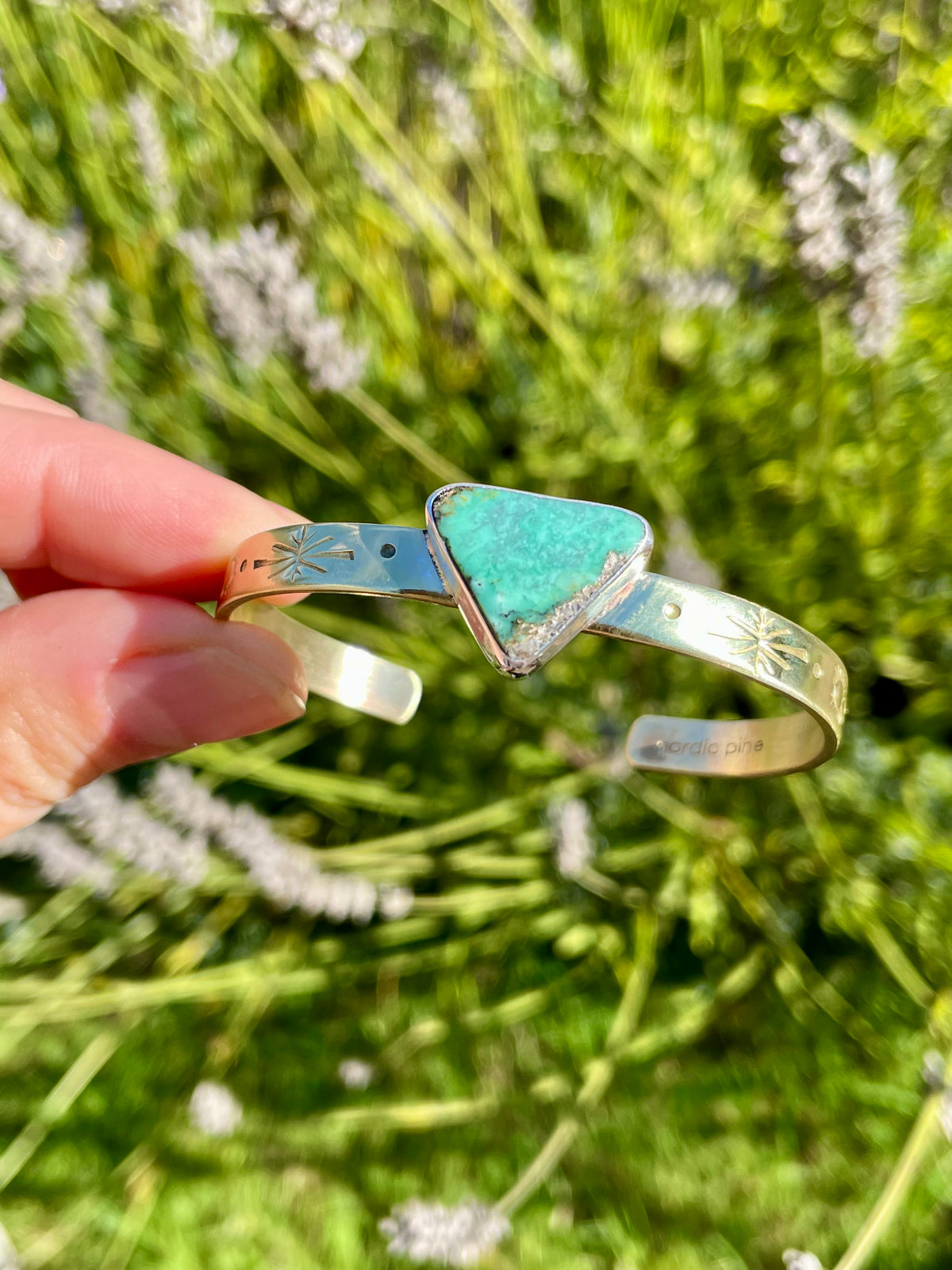 Mixed Metal Variscite Cuff 2