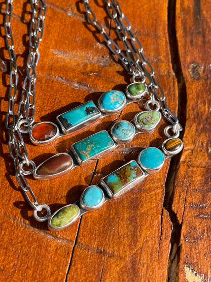 Straight Gem Collector Necklace 1