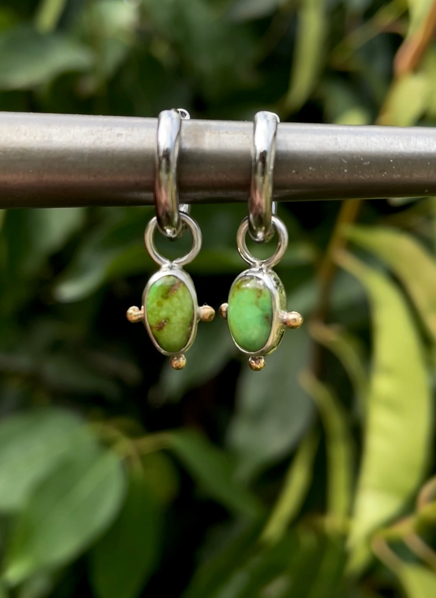 Sonoran Turquoise Huggie Hoop