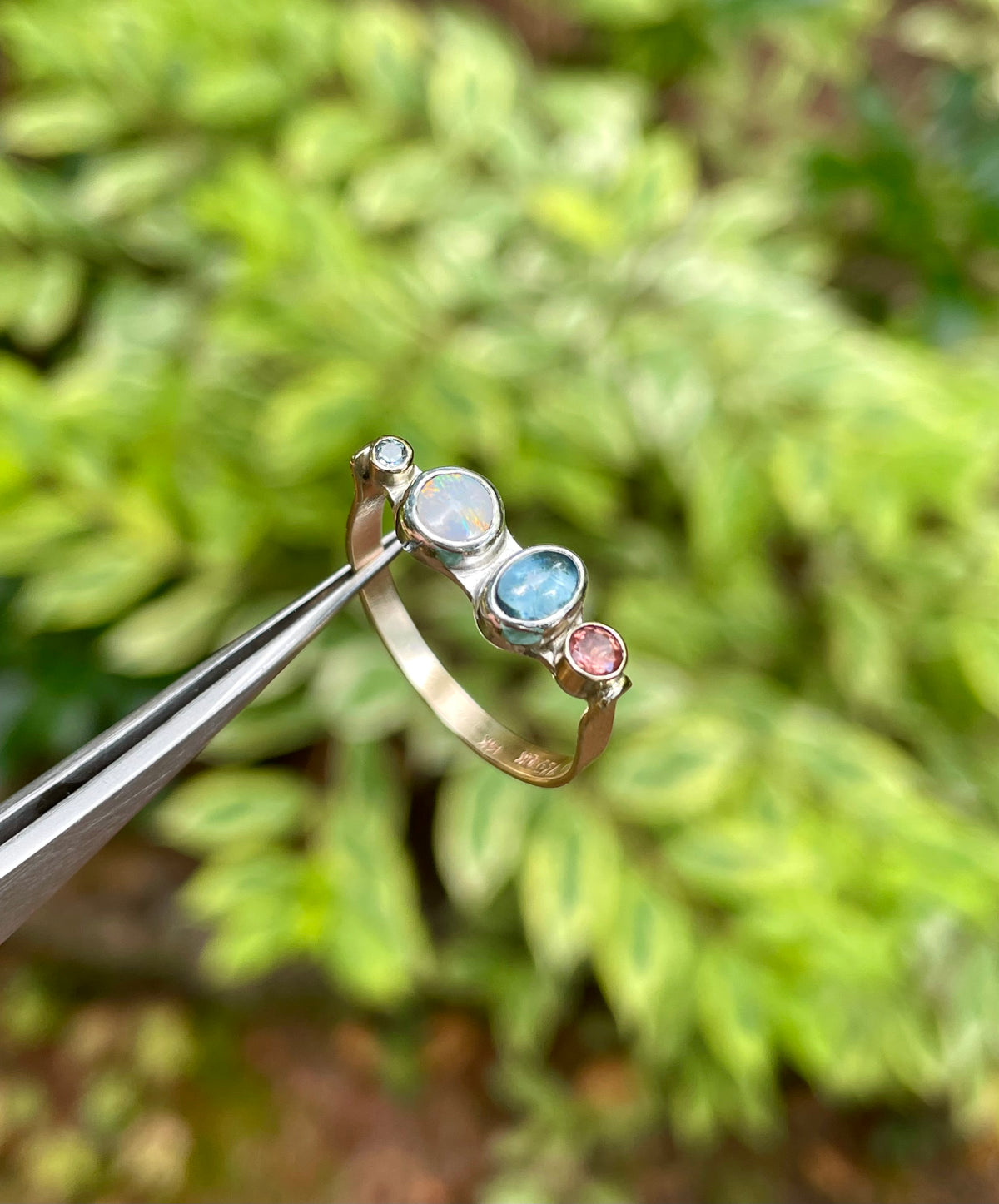 Golden Gem Collector Ring Size 8