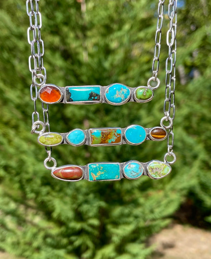 Straight Gem Collector Necklace 1