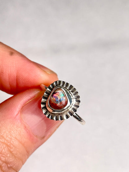 Mexican Fire Opal size 7