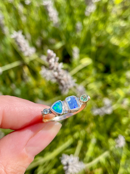 Golden Gem Collector Ring Size 8.5