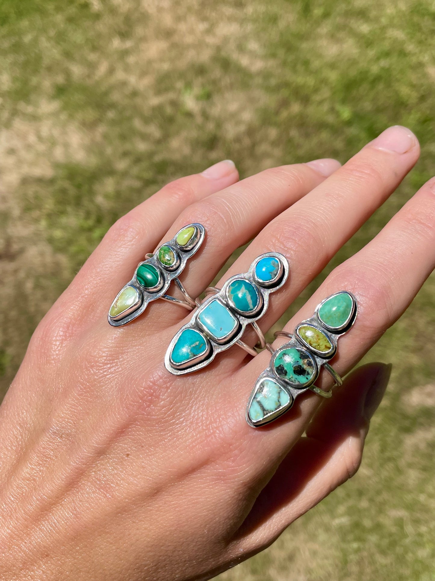Multi stone ring size 8