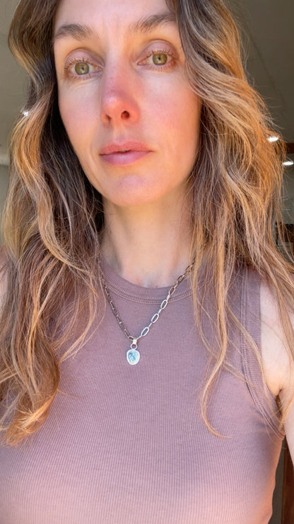 Alpine lake Variscite Necklace