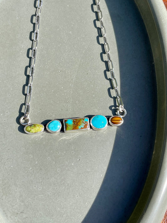 Straight Gem Collector Necklace 2