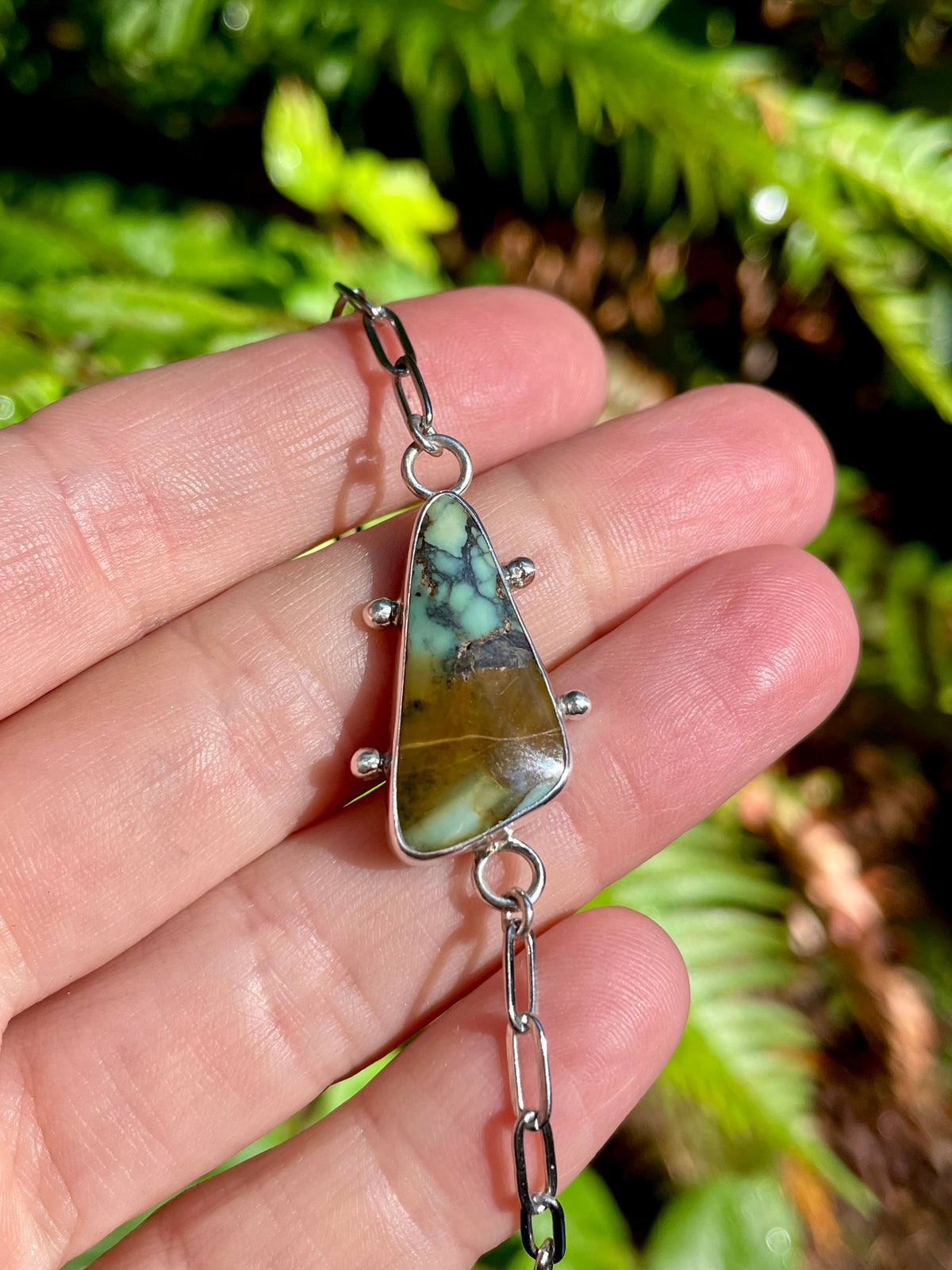 Saguaro Variscite Chain Bracelet
