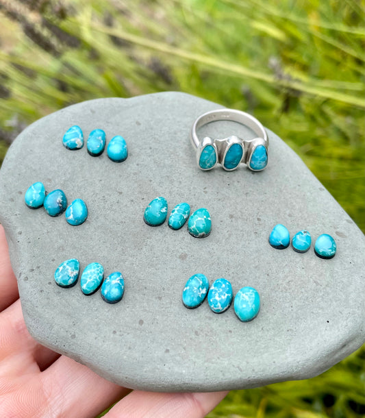 Made-To-Order Tripple Turquoise Ring