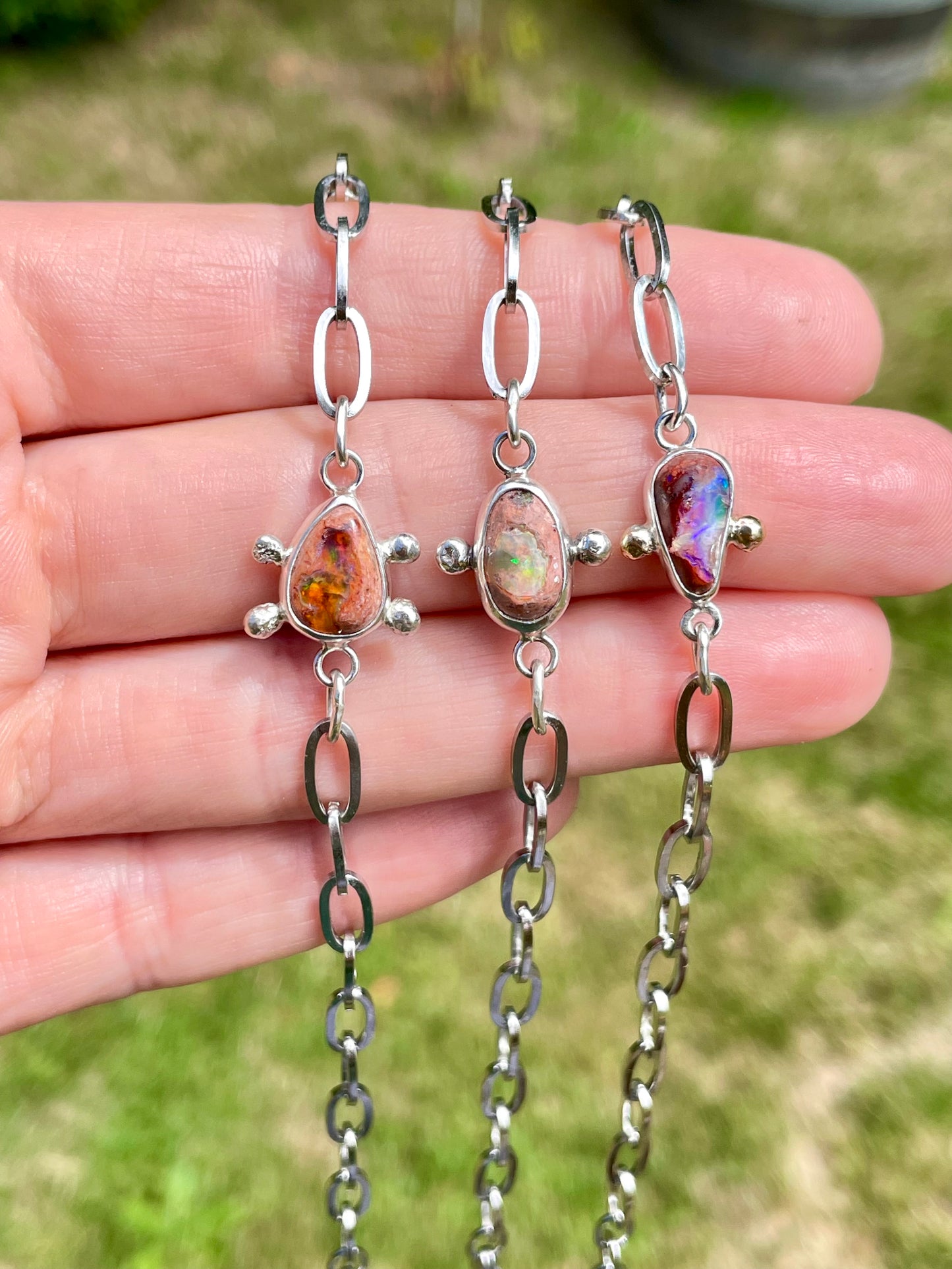 Mexican Fire Opal Bracelet 2