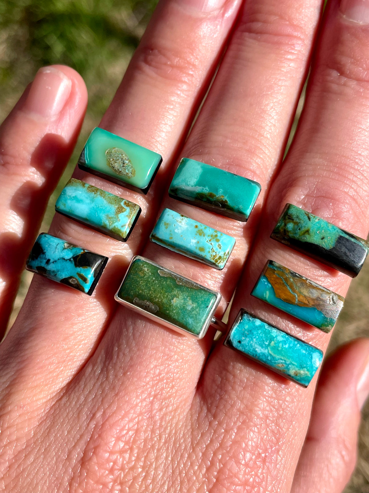 Made-To-Order East/West Turquoise Ring