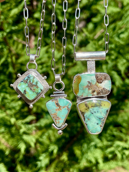 Variscite Pendulum Necklace