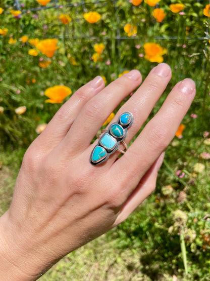 Multi stone ring size 9