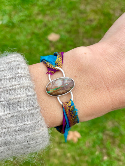 Roystone Turquoise - Wrap Around Stone Charm