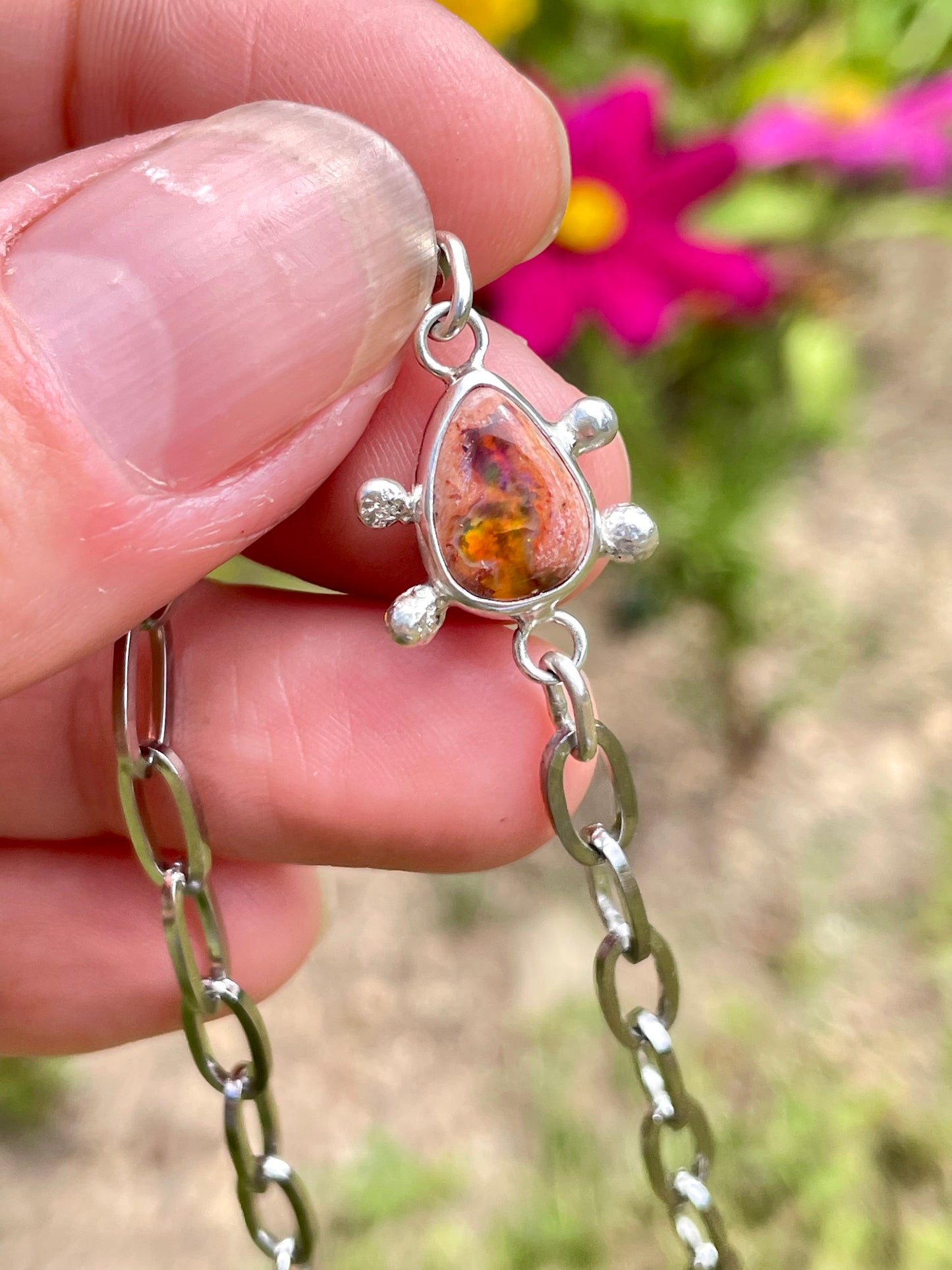 Mexican Fire Opal Bracelet 1