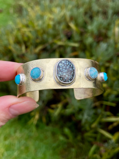 Turquoise statement cuff 2