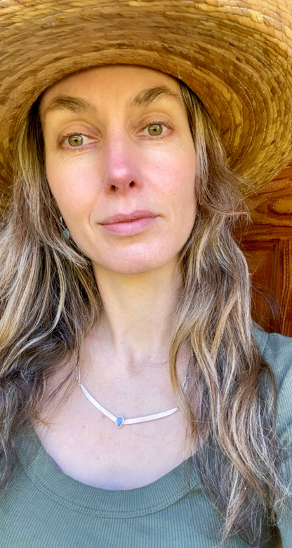 Australian Opal Bar Necklace