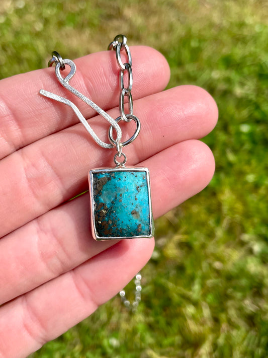 Turquoise Chain Necklace 1