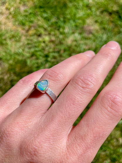 Australian Opal Ring Size 8