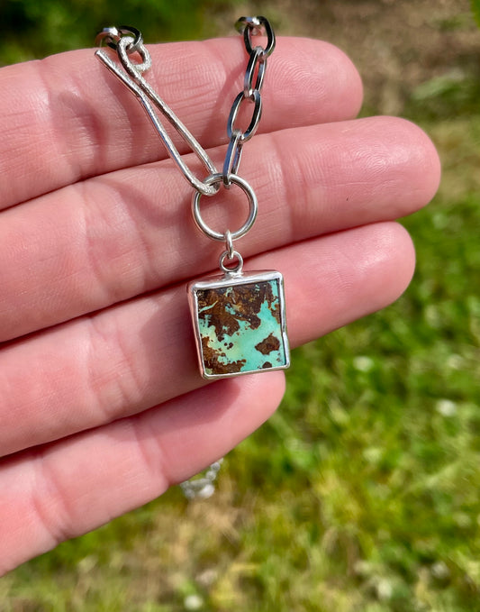 Turquoise Chain Necklace 2