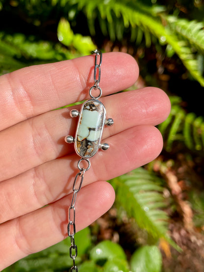 Variscite Chain Bracelet