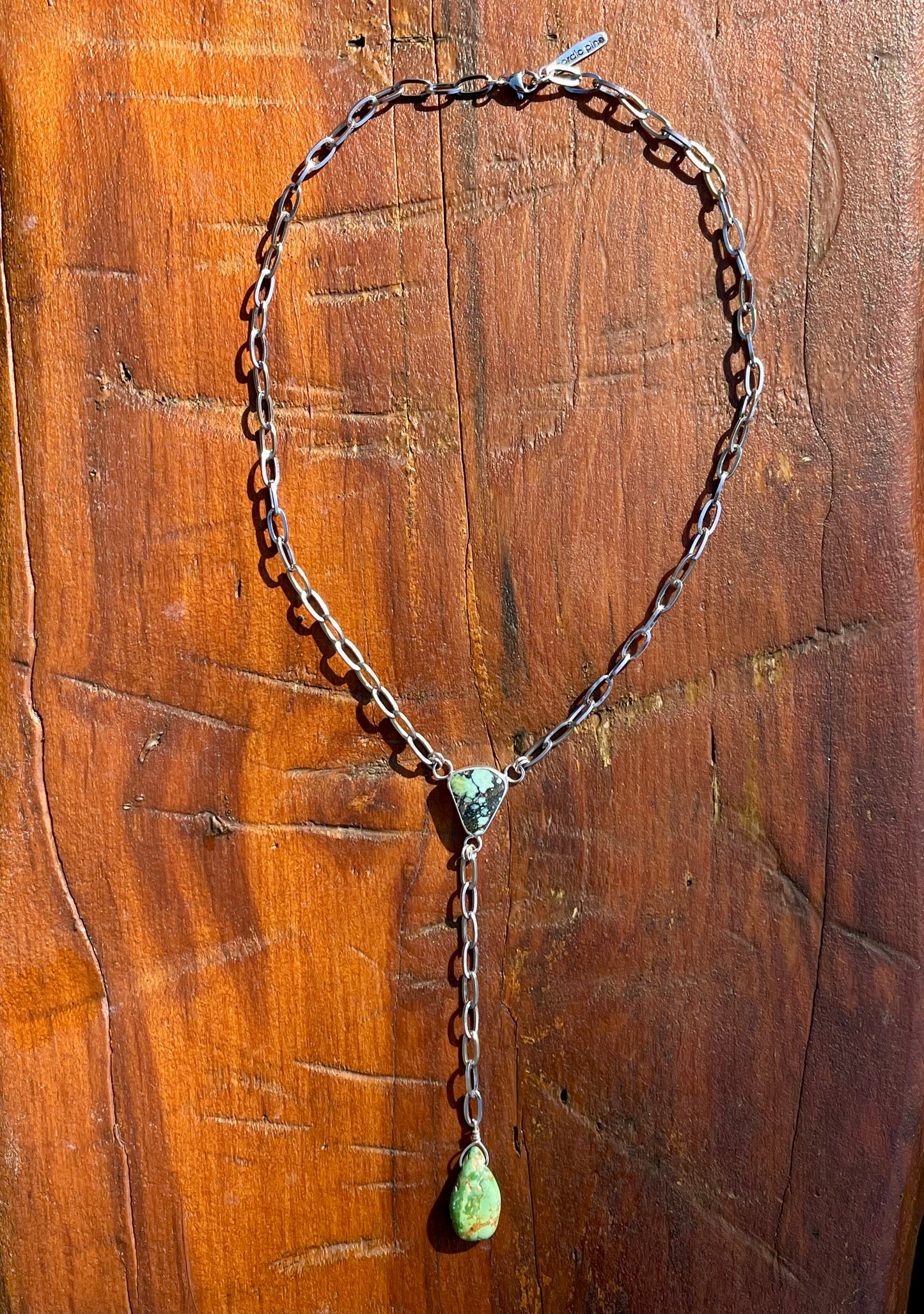 Turquoise Lariat Necklace 2