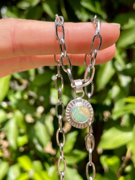 Recycled Australian Opal Pendant 3