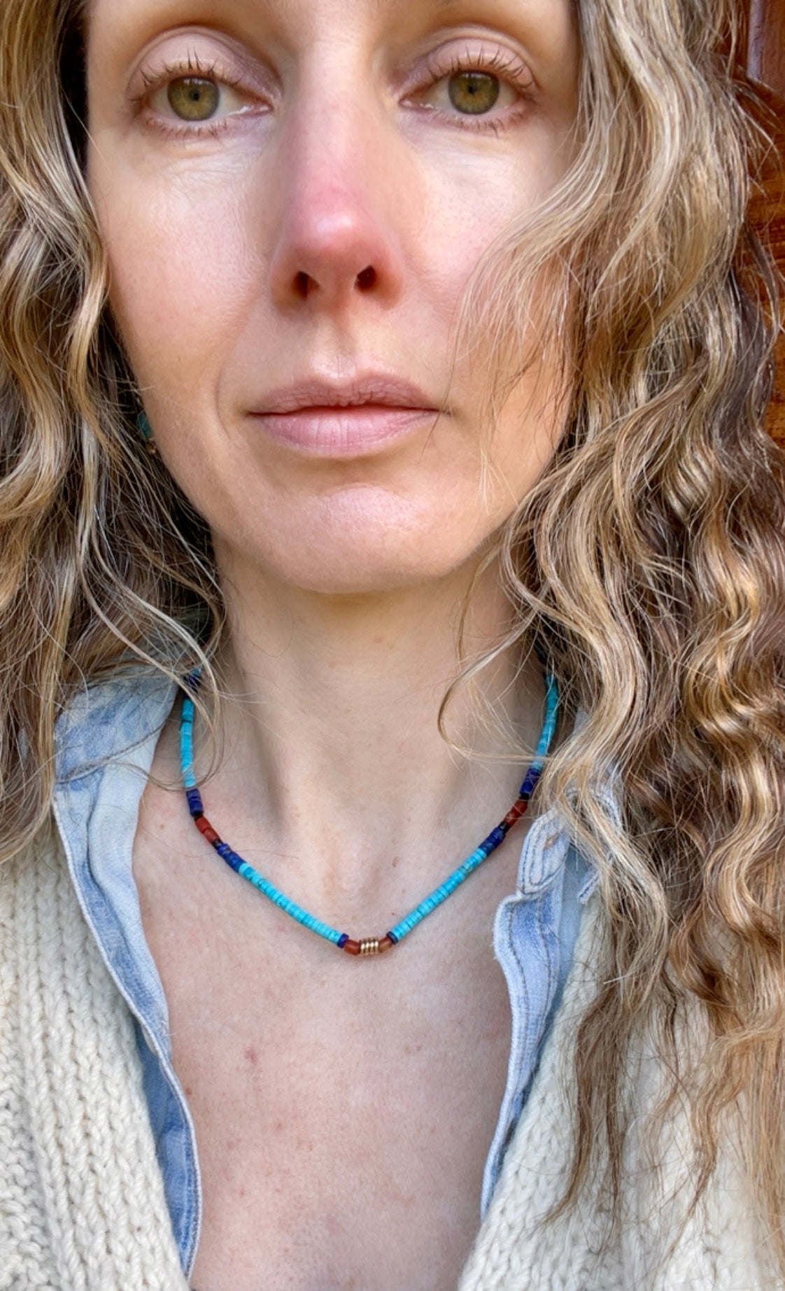 Beaded Turquoise Necklace 3