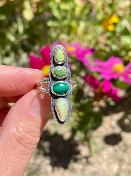 Multi stone ring size 6.5