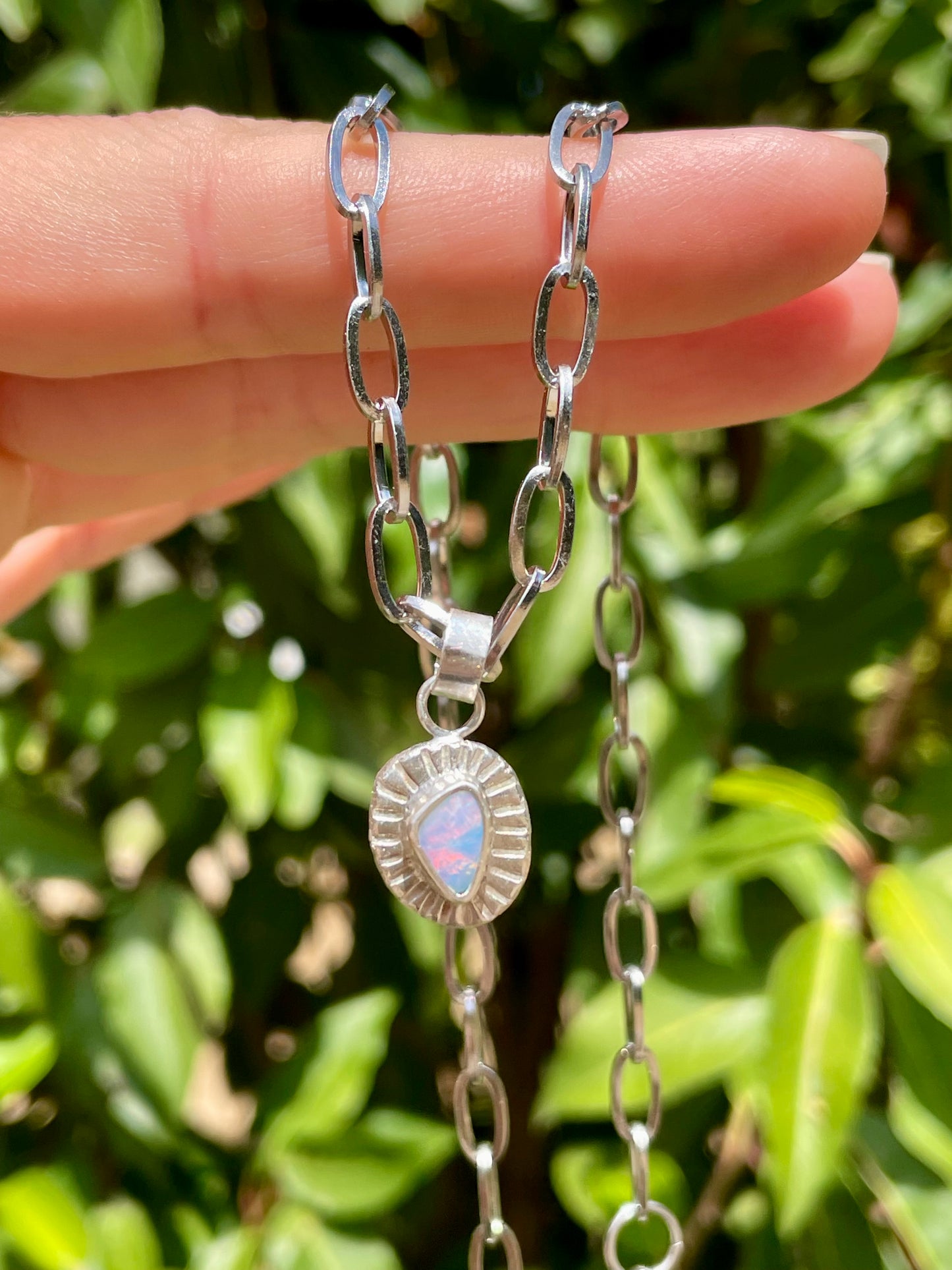 Recycled Australian Opal Pendant 2