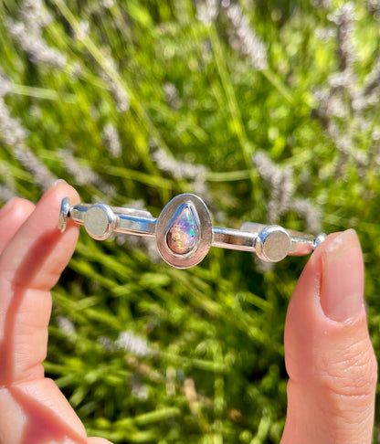Recycled Mexican Fire Opal Cuff