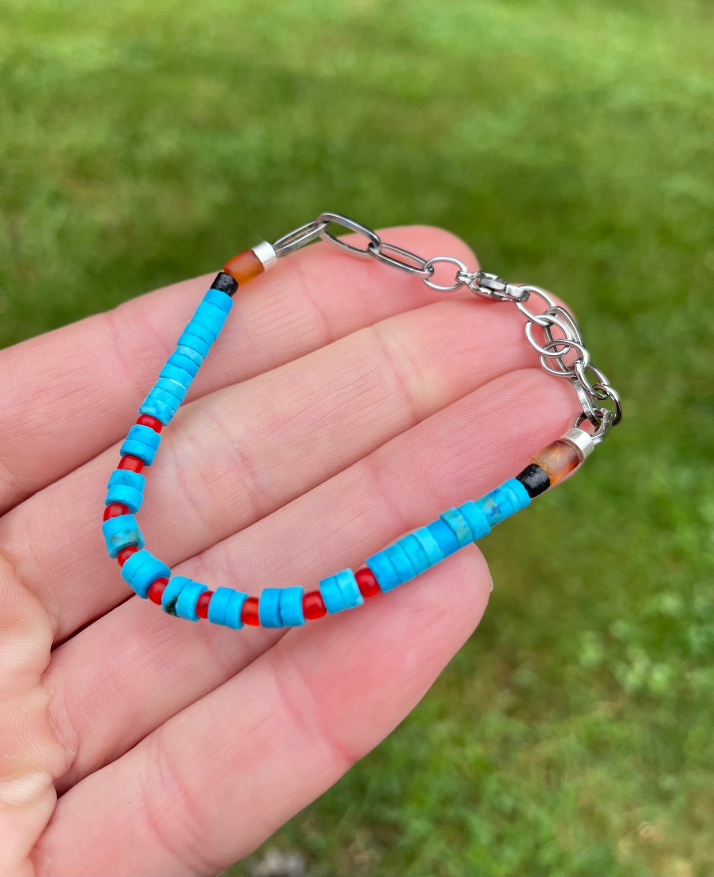 Beaded Turquoise Bracelet 2