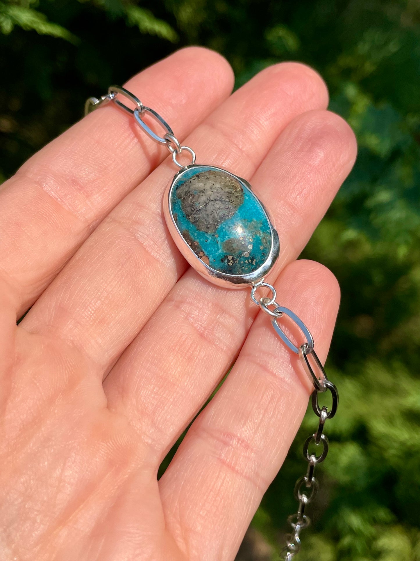 Persian Turquoise Chain Bracelet