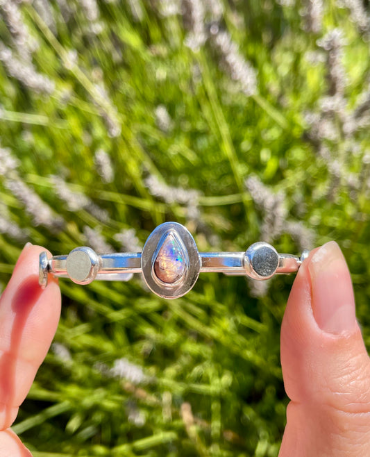Recycled Mexican Fire Opal Cuff