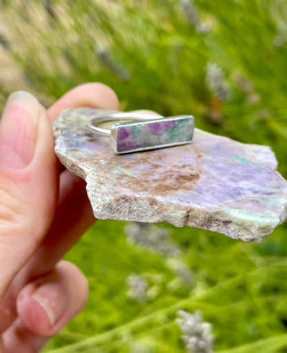Lavender Horizontal Ring size 9