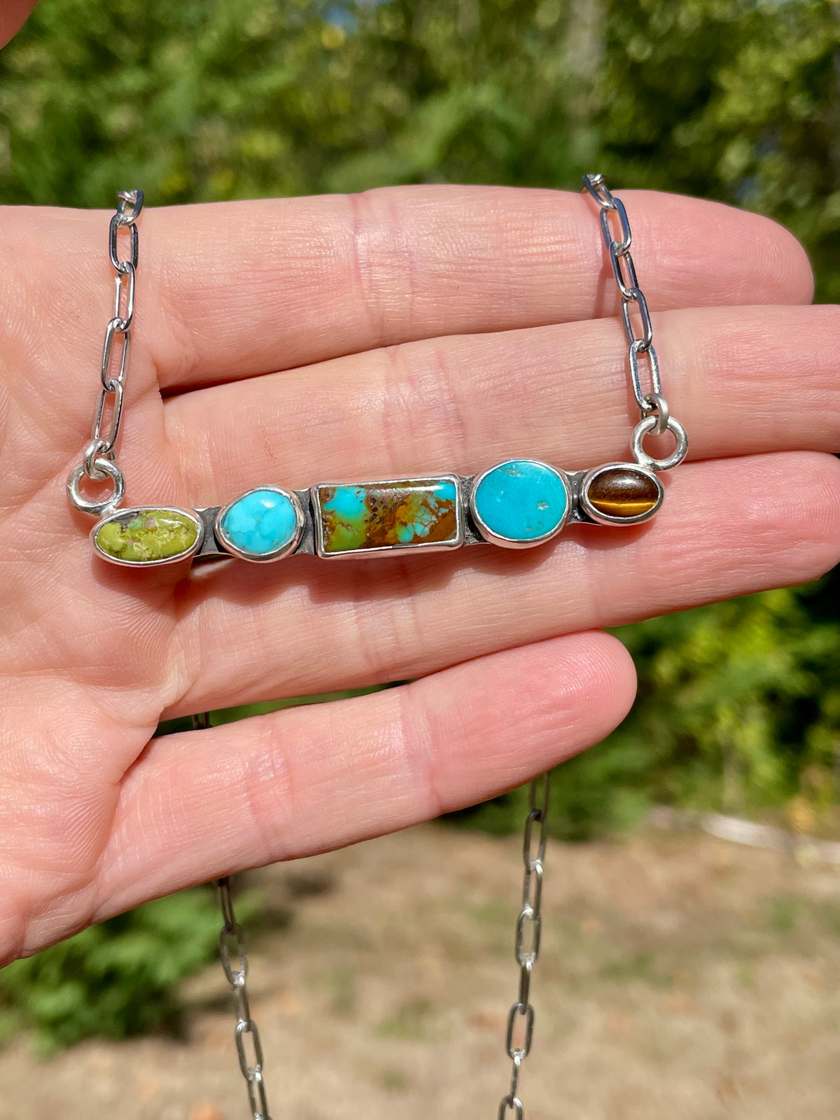 Straight Gem Collector Necklace 2