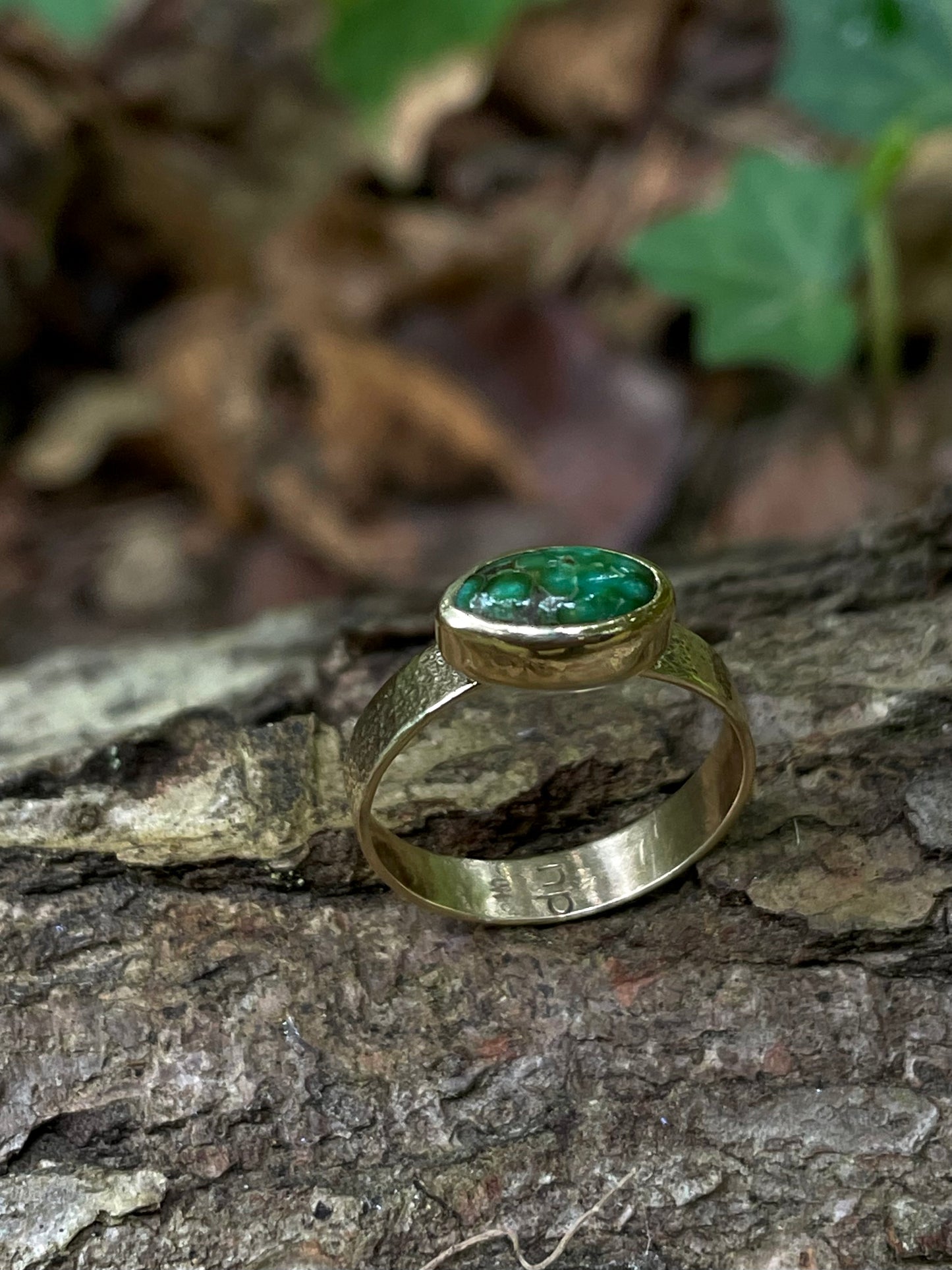 Sonoran Turquoise Gold Ring
