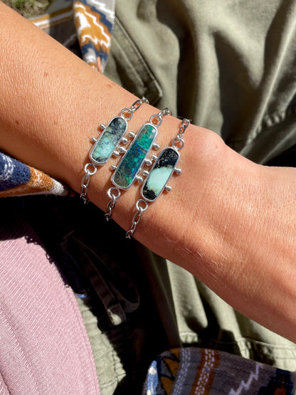 Variscite Chain Bracelet 1