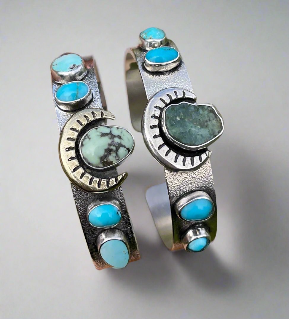 Wide Turquoise Statement Cuff