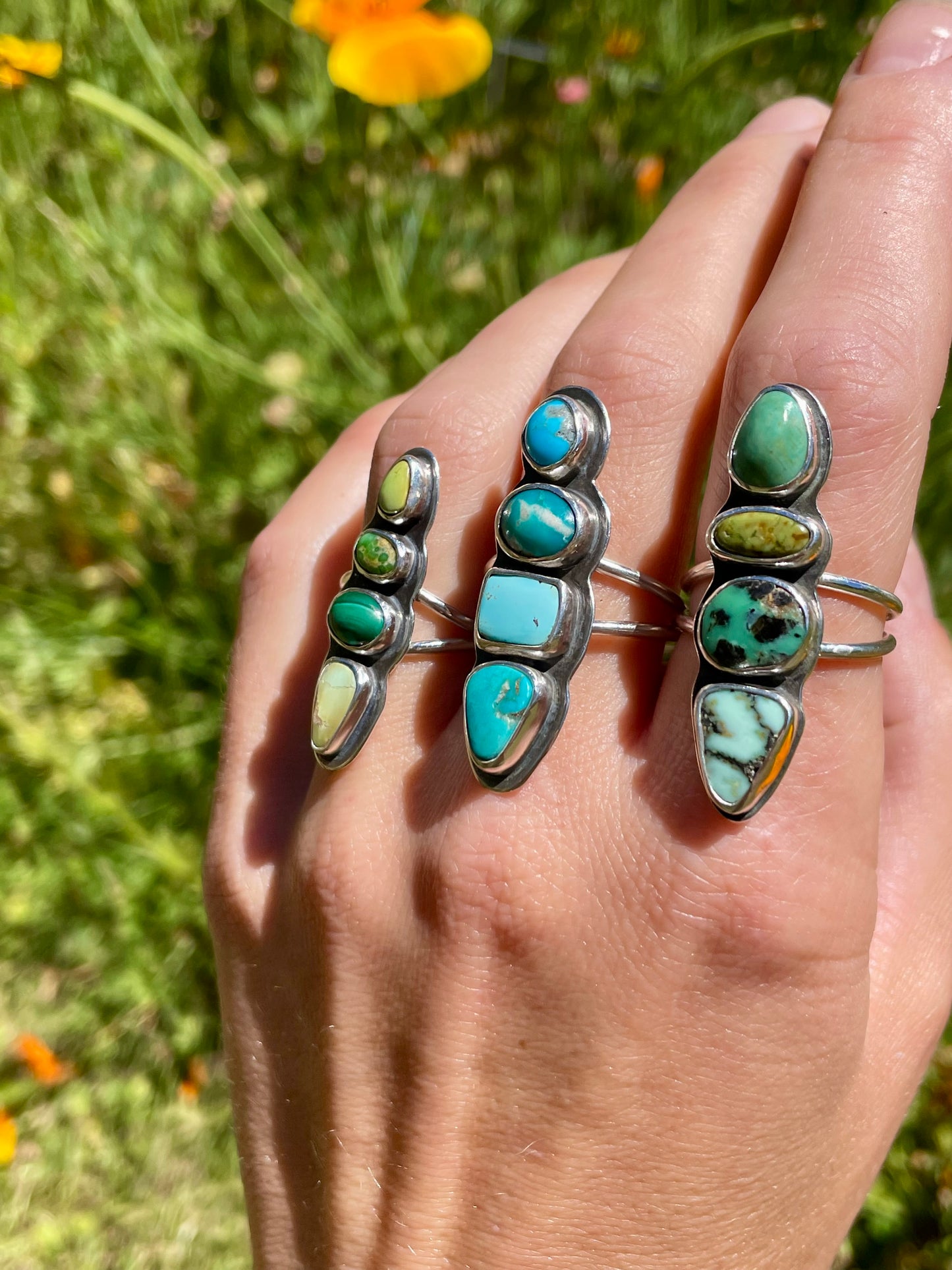 Multi stone ring size 8