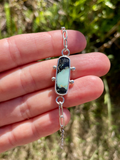 Variscite Chain Bracelet 2