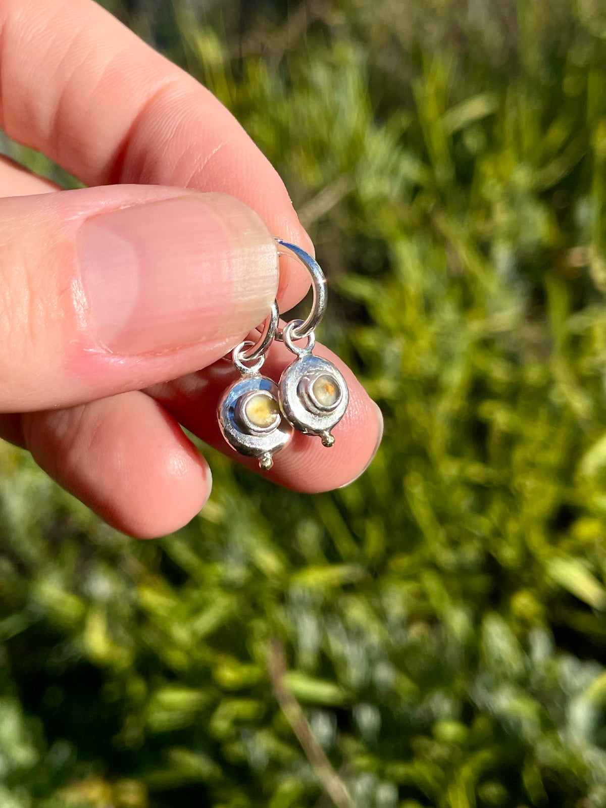 Montana Sapphire Huggie Hoop Earrings