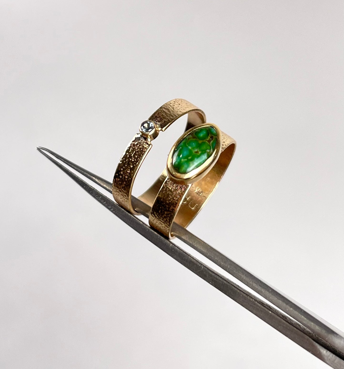 Sonoran Turquoise Gold Ring